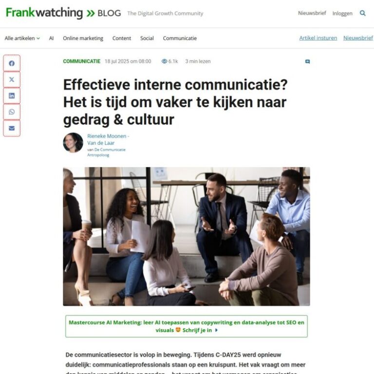 Effectieve interne communicatie